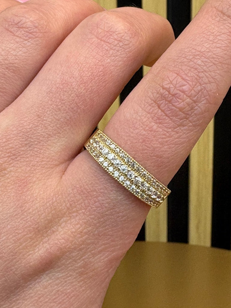 14K Wedding Ring Trio