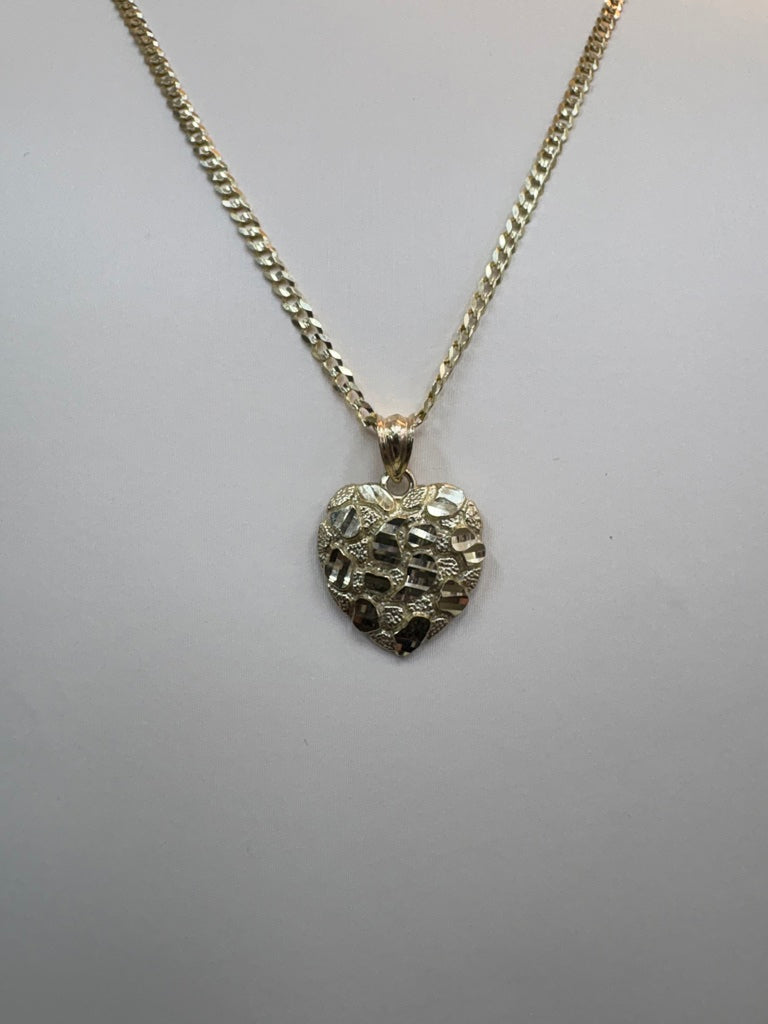 10K Hear Pendant