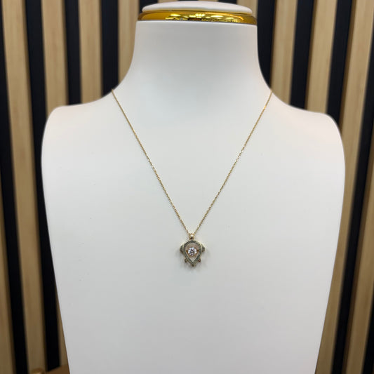 14K Turtle Necklace