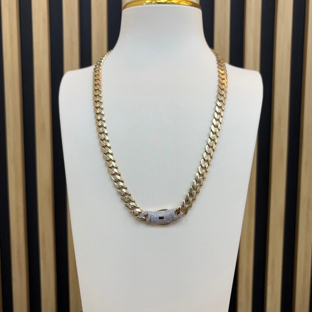 14K Monaco chain