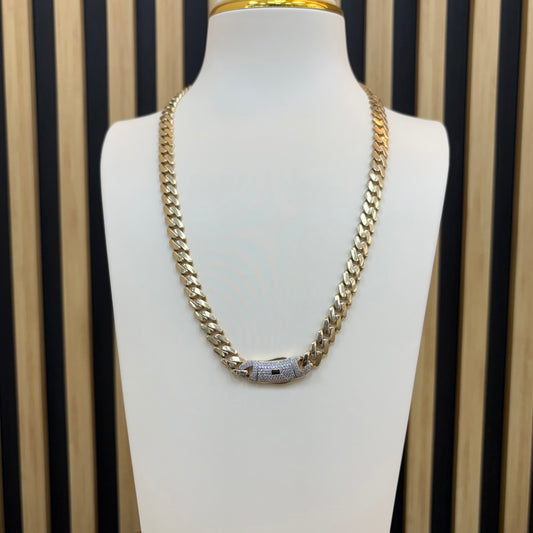 14K Monaco chain