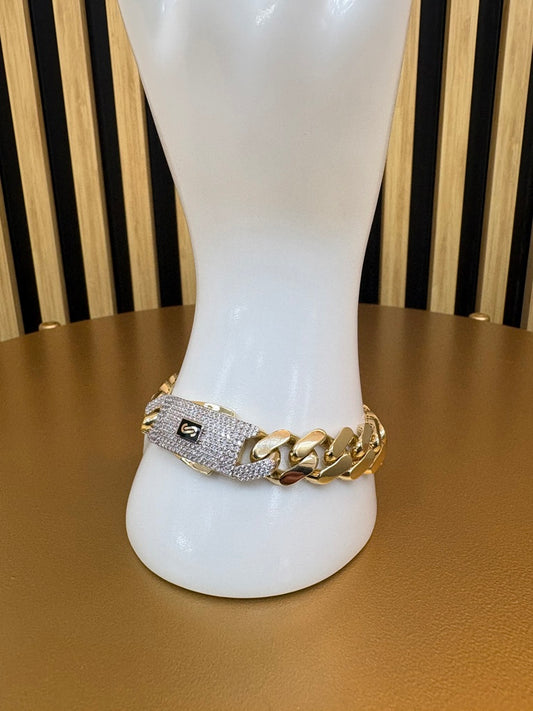 10K Monaco Bracelet