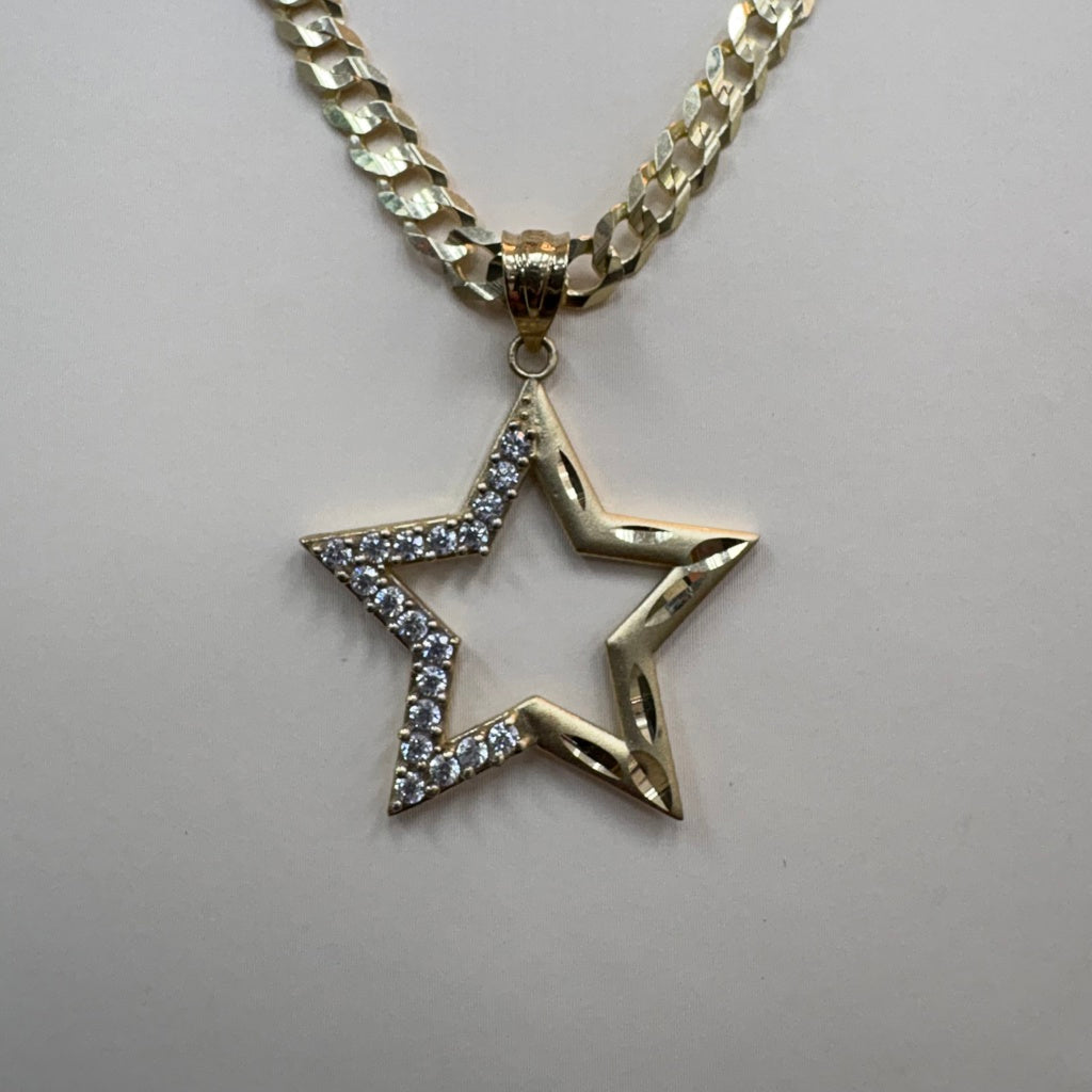 10K Star pendant