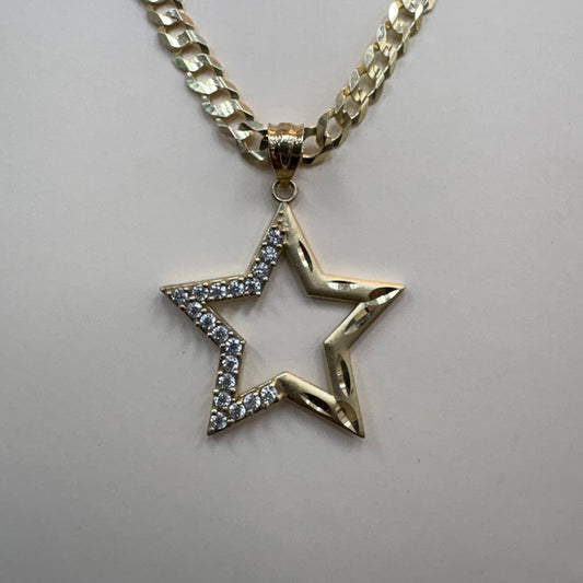 10K Star pendant